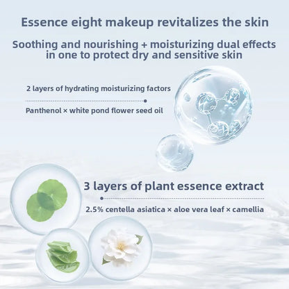 Flower Knows Shell Pearl Collection Primer Concealer BB Cream Moisturizing Color Correcting Dry Skin Base Face Brighten Makeup