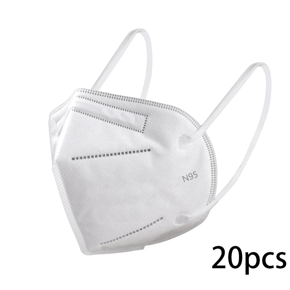 10-100Pcs 5Layers Adult FFP2 Masks CE Approved KN95 mascarillas fpp2 Security Protection Mask Adult Face Masque ffp2