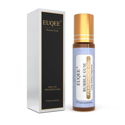 Blushimmer EUQEE 10ml fragrance oil roll-on with La Vie Est Belle, J'adore, Chance, Cotton, Strawberry, Mango scents for men and women.