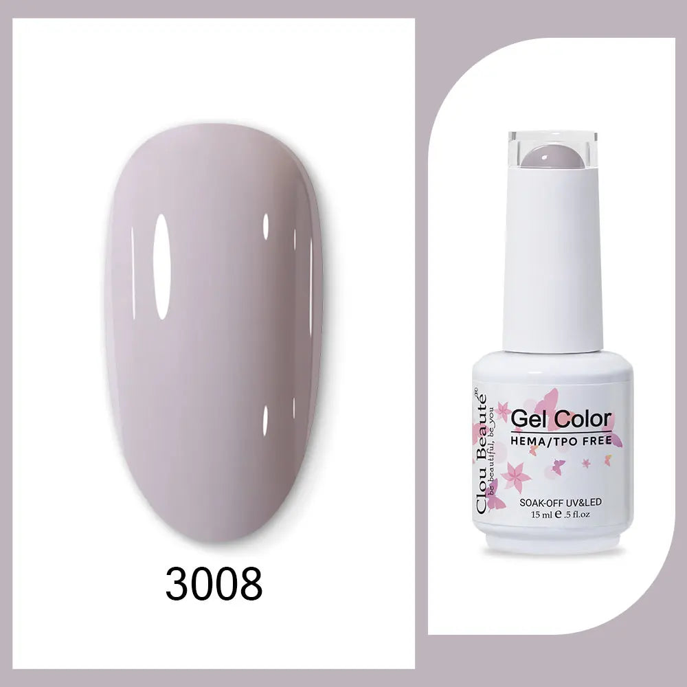 Clou Beaute neon gel nail polish base and top coat in red, black, white, green, and velvet finish, 15ml semi-permanent varnish by Blushimmer