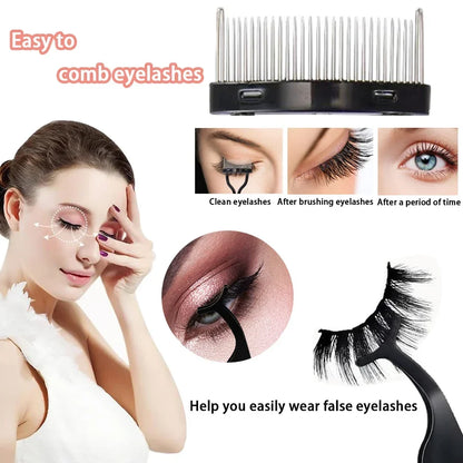 Blushimmer eyelash curler set with replacement pads, tweezers, clips, mascara wands, and makeup brushes for women’s eyelash curling.