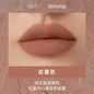 Blushimmer Kaleidos lipstick lip cream in matte velvet nude, waterproof, long-lasting lip stain with a smooth, creamy texture.