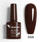 Venalisa Blushimmer glitter nail gel polish in pink nude, full coverage, soak-off UV LED gel for French nail designs
