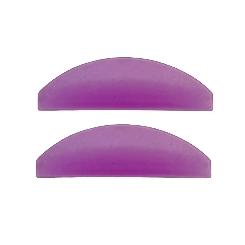 Pair of Blushimmer silicone eyelash perm pads and rods for 3D lash lifting, curved lash shield and curler accessories, makeup tool.