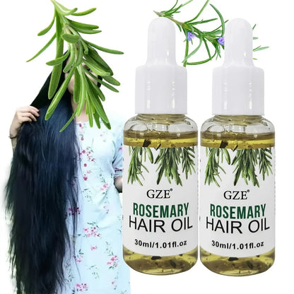 GZE Rosemary Oil For Hair Rosemary Scalp Hair Oil, All Type & Texture | Straight, Waves & Chemically Hairs Strengthens
