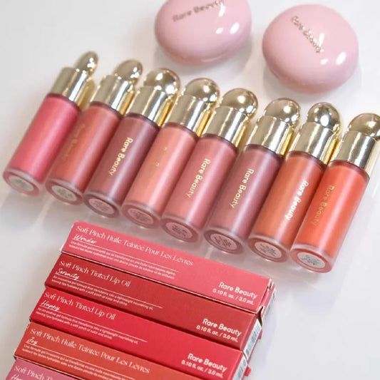 Blushimmer Rare Beauty Soft Pinch Liquid Bronze Contour Stick for natural nose shadow and face highlighting on all skin tones.
