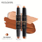 Blushimmer makeup base foundation cream with concealer, contour, and bronzer for face, used for flawless women's cosmetic look.
