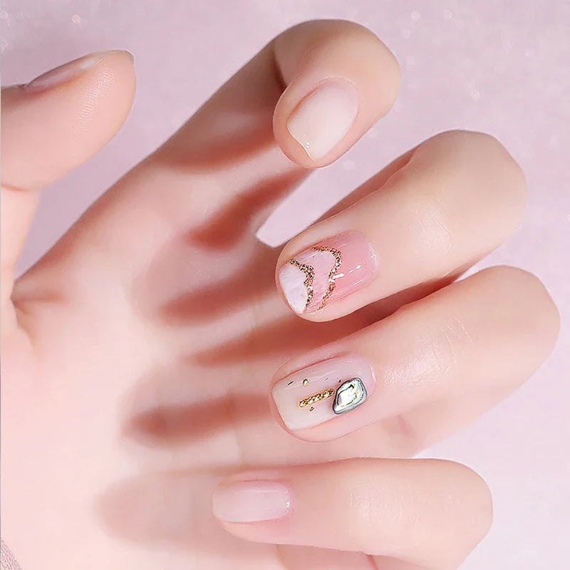 Blushimmer UNO JYJ Nude Rubber Base Gel Polish for nails, semi-permanent UV varnish, natural nail base coat in multiple colors