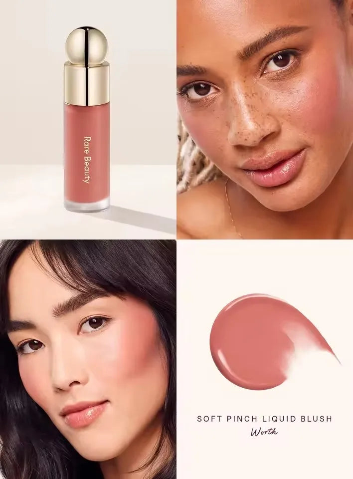 Hot Rare Beauty 7 colors Mashed Potatoes Blusher Cream Long Lasting Matte Moisturizer Liquid Blush Lip Gloss Makeup Cosmetics