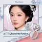 Blushimmer Flower Knows Strawberry Rococo embossed blush powder with smooth, long-lasting finish, enhancing cheeks with natural pink color.