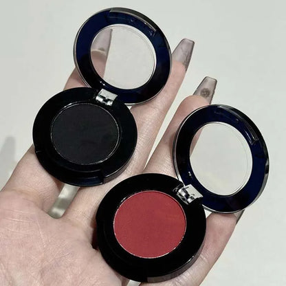 Black and Red Combination Eye Shadow Set Punk Goth Smoke Style Matte White and Blue Eye Shadow Set Eye Makeup Cosmetics 2pcs/set