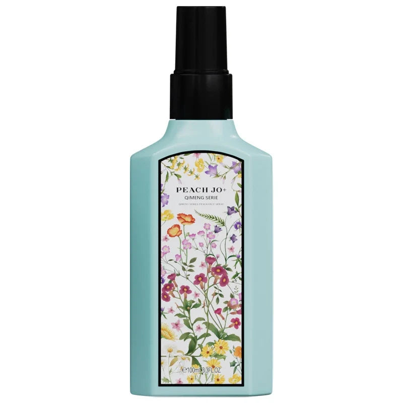 Blushimmer women's perfume body spray featuring long-lasting jasmine fragrance and fresh, sexy charm in a spray bottle.