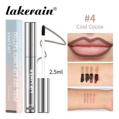 Blushimmer 4-piece highly pigmented lip liner set with matte finish, waterproof and transfer-proof, for enhanced, long-lasting lips.