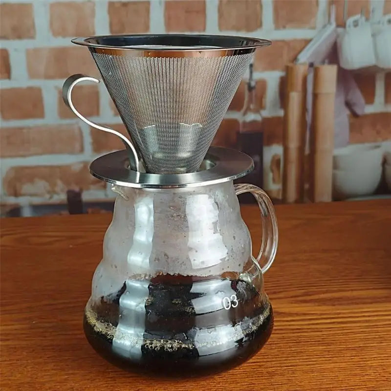 Multifuntional Coffee Dripper Flat Bottom Coffee Dripper Pouring Over Coffee Filter Coffee Filter Cup Coffee Accessories