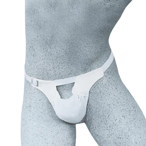 Small Sport-Aid Suspensory Orthopedic Brace by BACKUPMYFILESNOW® for sports injury support and stability.