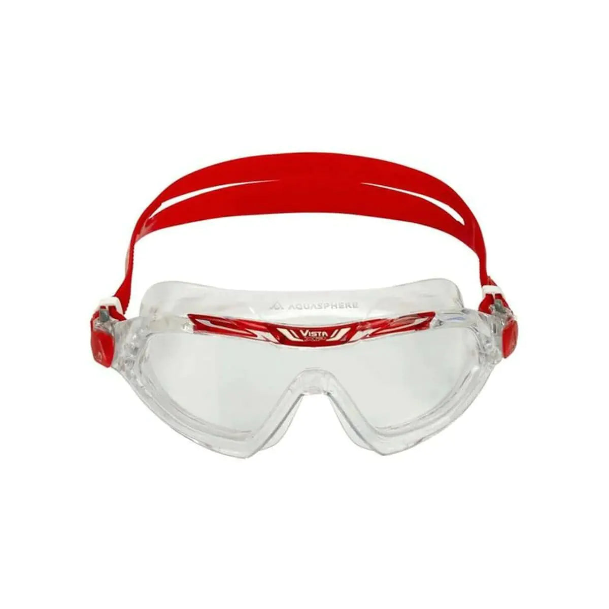 Aquasphere Vista XP - Unisex Swimming mask Clear Lens (Clear/Red)