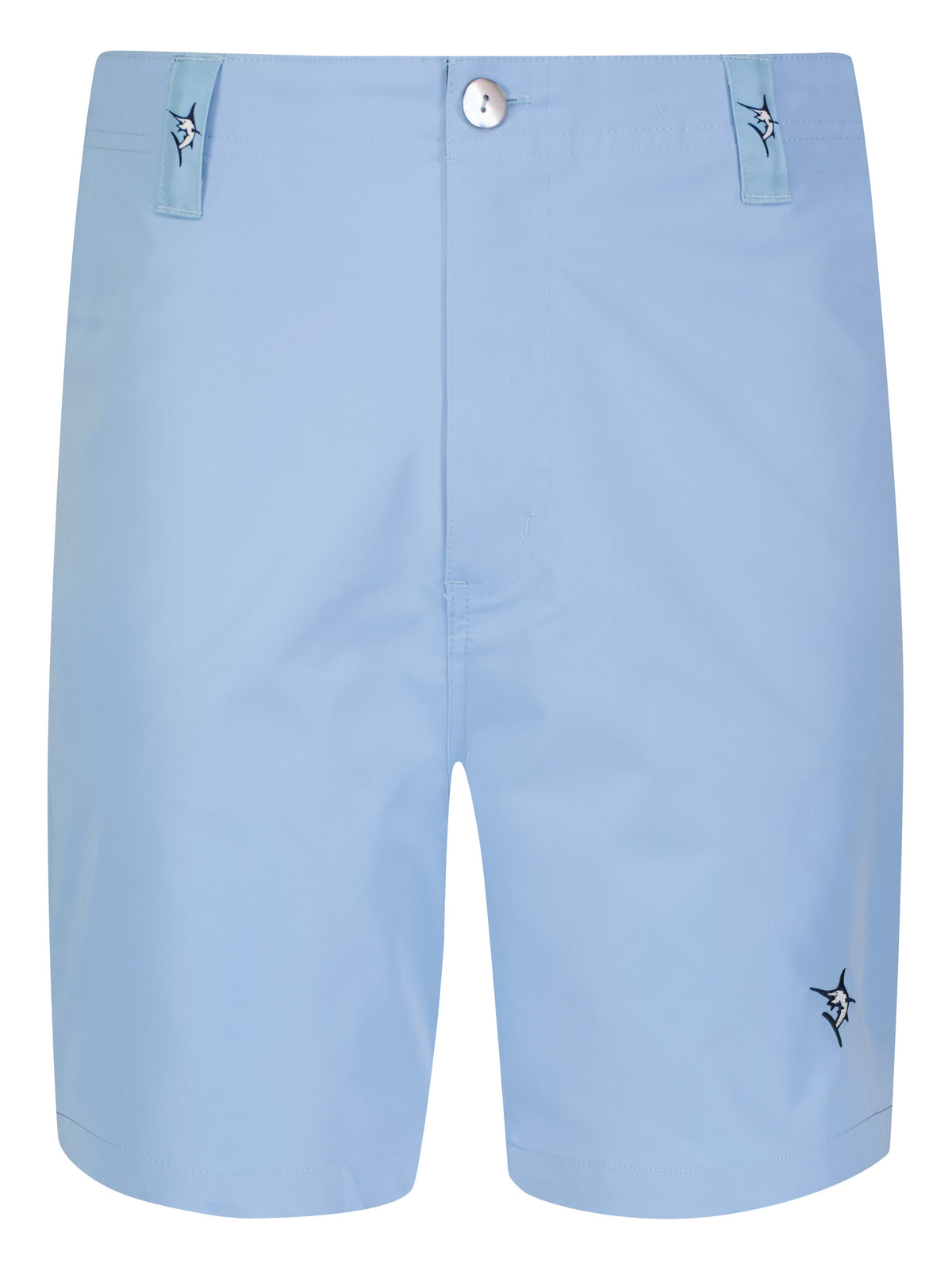White Water Life Captain Shorts, khaki-colored casual shorts with practical pockets and adjustable waist for outdoor activities.