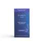 Foria Mellö Magnesium travel sticks with lavenderberry flavor, shown in a 10-pack caddy for soothing magnesium supplementation.