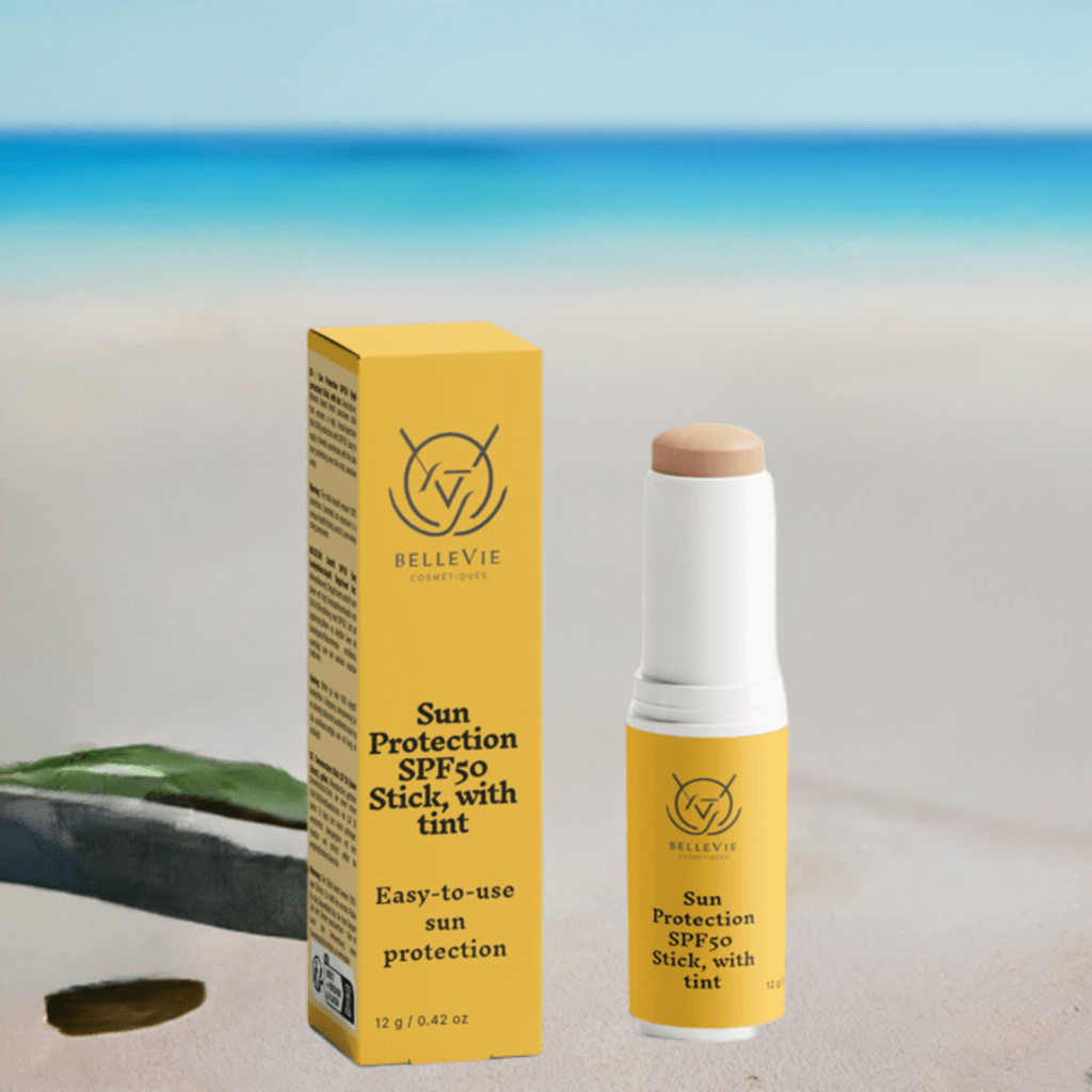 SPF50 Mineral Sunscreen Stick 12g – Tinted, No White Cast | Zinc Oxide & Titanium Dioxide