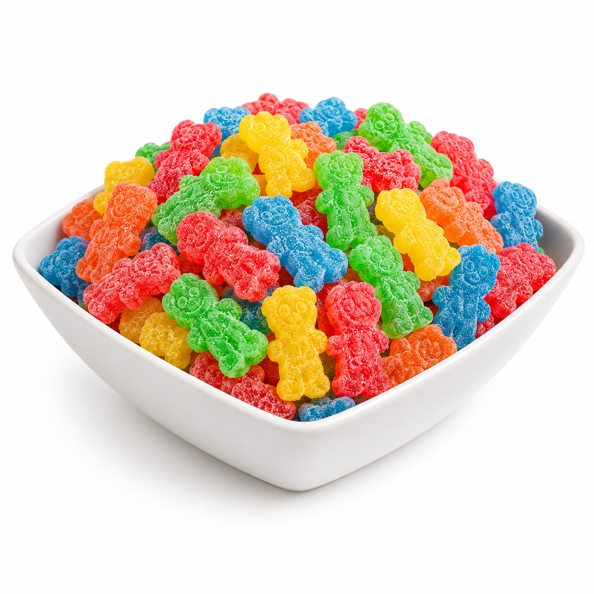 Assorted Sour Patch Kids soft and chewy candy in a bulk value bag, showcasing colorful, fruit-flavored candies from Candy In Bulk.
