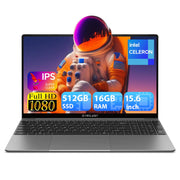TECLAST Laptop 15.6 inch F16Pro 16GB DDR5 512GB SSD Laptop Computers with Intel N95 Processor(up to 3.4Ghz) IPS FHD 1080P Screen WiFi 6/BT 5.0 USB3.2 * 2 Backlit Keyboard Large Battery Capacity