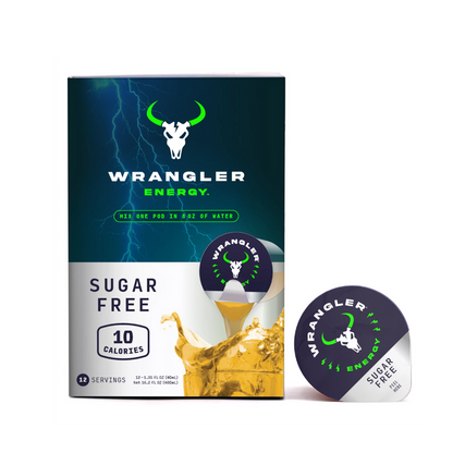 Java House Wrangler Liquid Energy Pods, sugar-free energy supplement in sleek, portable pods for quick energy boost.