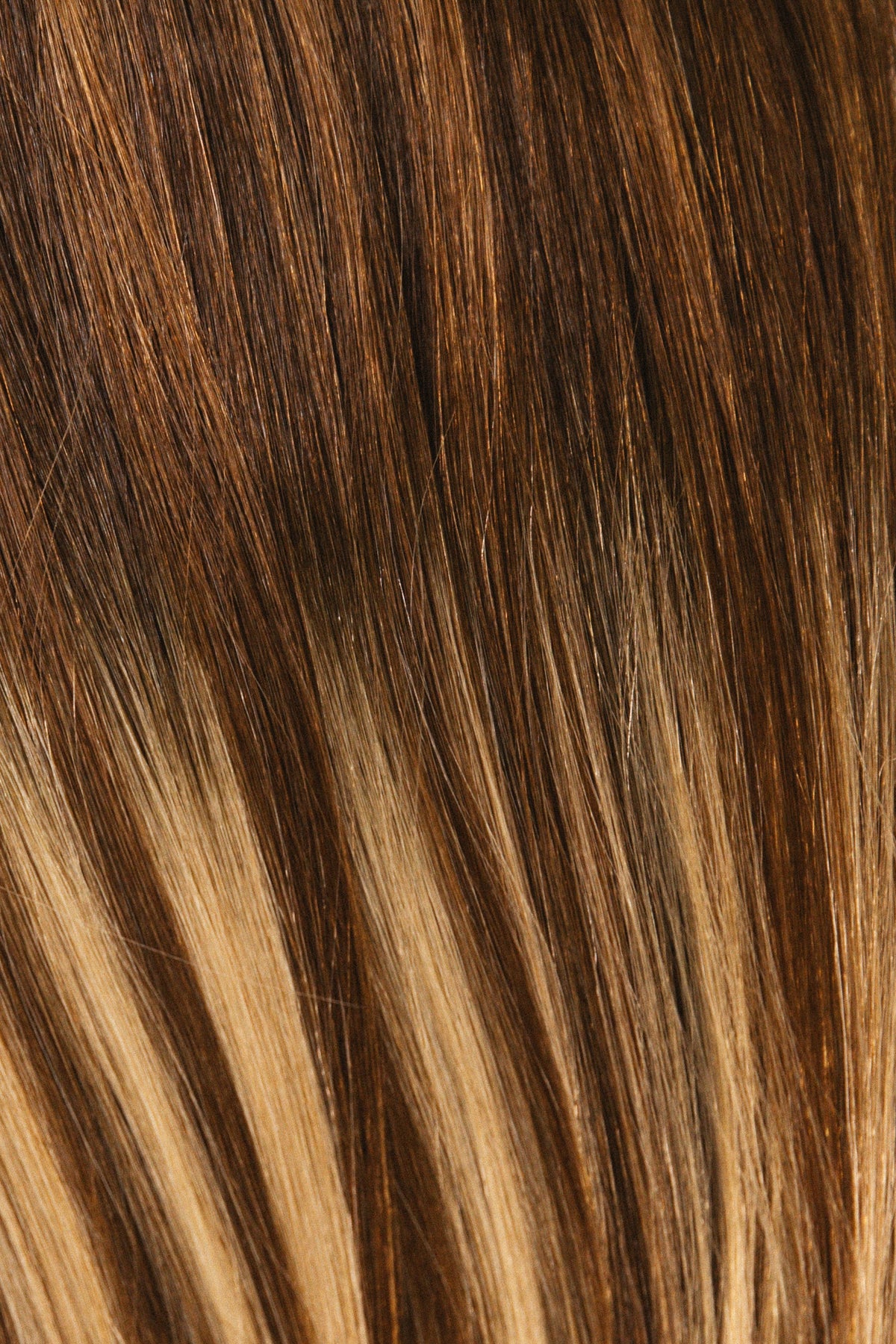 Rachel Paige XO Luxury Signature Weft Collection hair extensions in a natural blonde shade, displayed on a mannequin head.