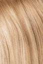 Rachel Paige XO Luxury Signature Weft Collection hair extensions in a sunray blonde shade, displayed in a natural close-up shot.