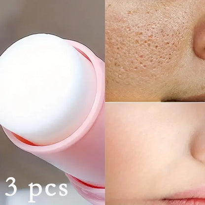 Blushimmer pore minimizing primer stick and hydrating concealer for all skin types, portable travel makeup essential for flawless skin.