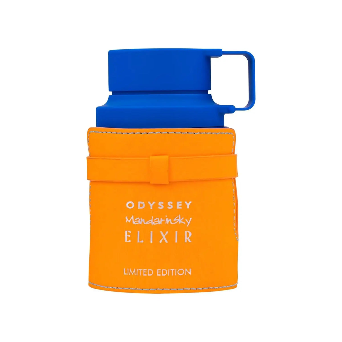 Armaf Odyssey unisex perfume spray by Blushimmer, Mandarin Sky Elixir, limited edition 3.4 oz bottle with sleek design.