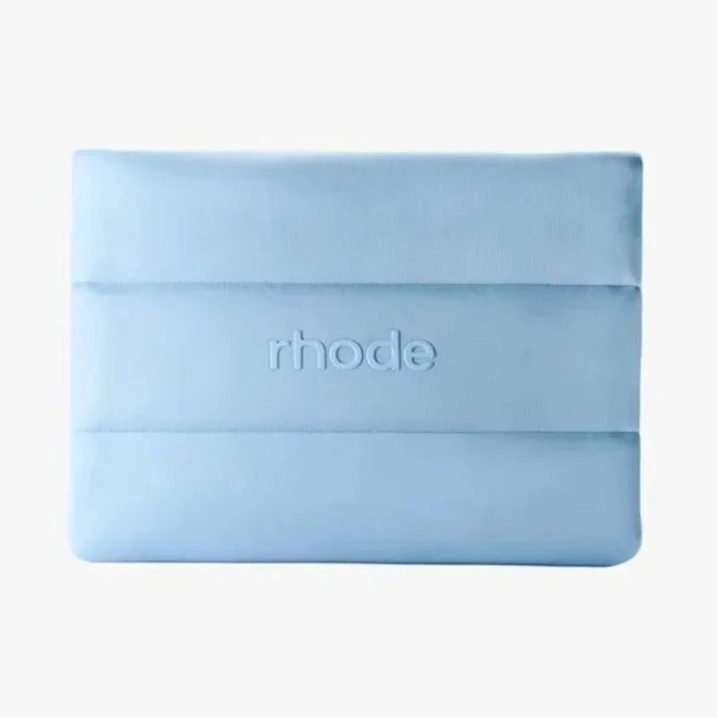 Gift For Australia Limited Rhode Baby Blue Sugarberry Oversized Bubble Bag Case for iPhone Lip Gloss Magnetic Holder Phone Cases
