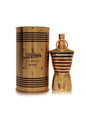 Jean Paul Gaultier Les Males De Le Beau Eau de Parfum Intense bottle, 4.2 oz, with sleek design and dark scent profile.