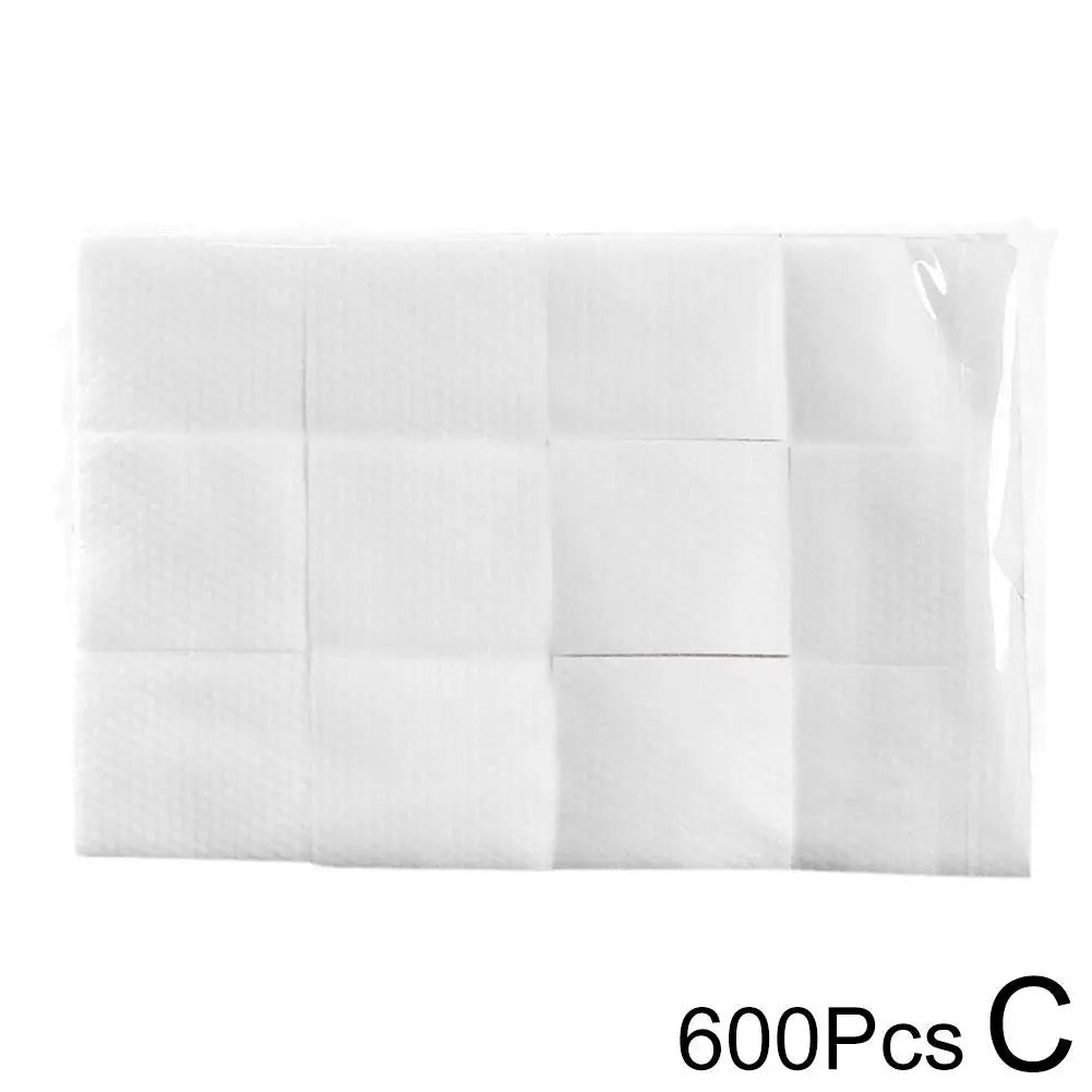 Set of 450/500/600pcs Blushimmer disposable makeup cotton wipes for facial cleansing and makeup removal.