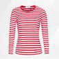 Men's striped long-sleeve T-shirt from LIBRECLANS, casual and fashionable large-sized top with Harajuku-inspired style.