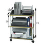 Modern Salon Furniture Beauty Salon Solid Wood Salon Trolleys Barber Shop Special Tool Trolley Storage Rack Home Mobile Trolley