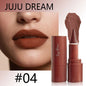Blushimmer tapered gradient lip liner crayon in matte black-brown for waterproof, non-sticky lip contouring and velvet finish.