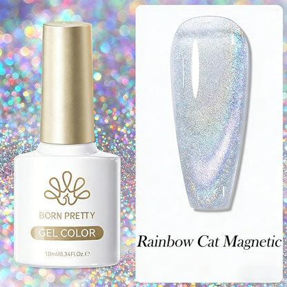 Born Pretty 117 Colors Cat Magnetic Gel Nail Polish 10ml, semi-permanent varnish with vibrant full coverage for stunning manicure looks