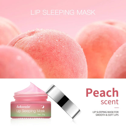 Blushimmer Jelly Peach Lip Sleeping Mask in a jar, showing peach-colored, nourishing lip treatment for hydration and repair.