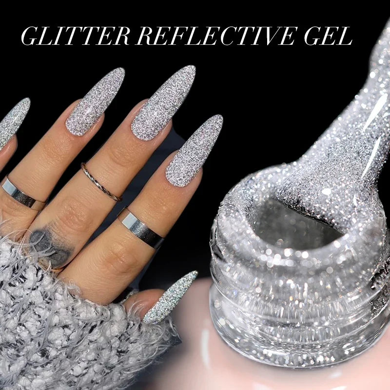 Blushimmer UR SUGAR 15ml translucent white gel polish for nails, semi-permanent UV gel nail art and soak-off varnish.