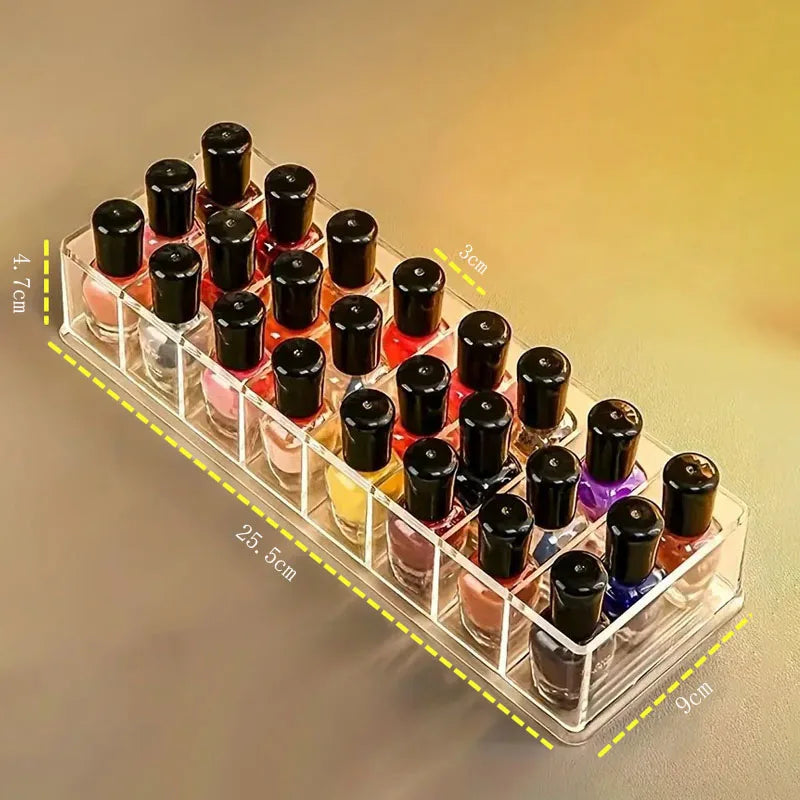 16 Grids Cosmetic Lipstick Jewelry Box Makeup Brushes Holder Lipstick Storage Box Acrylic Makeup Organizer Storage Case