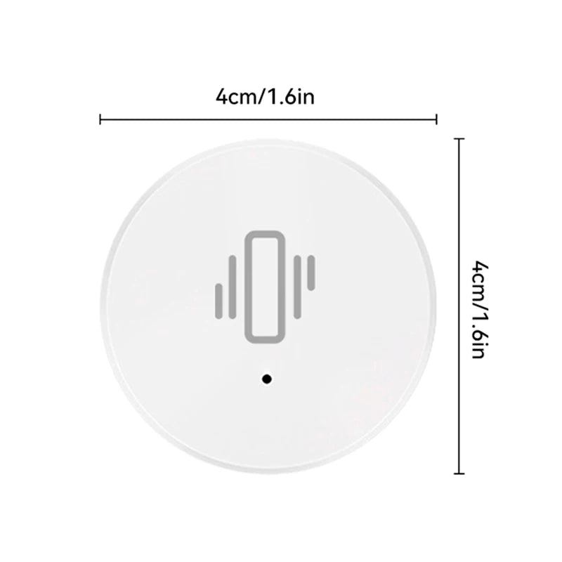 Zigbee Smart Vibration Sensor Detection Intelligent App Remote Control Real Time Glass Shock Alarm Smart Security System