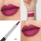 Blushimmer waterproof matte lipliner pencil in red, featuring a long-lasting, moisturizing lipstick with non-stick cup finish for lips.