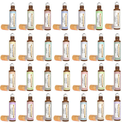 EUQEE 10ml fragrance oil roll-on by Blushimmer, long-lasting scent with La Vie Est Belle, CHANCE, J'adore, cotton, strawberry, mango.