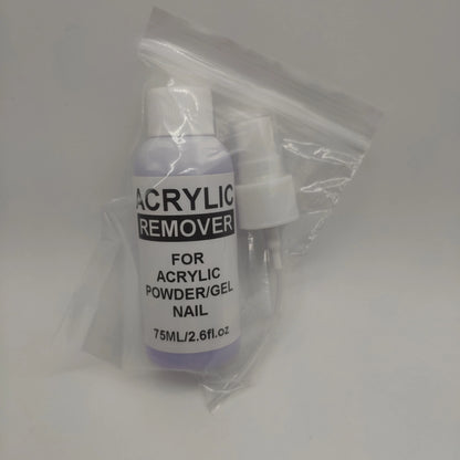 75ml Professional Acrylic Remover Liquid Nail Polish Remover Gel Remover