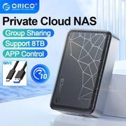 ORICO NAS Storage 2.5 Inch HDD Hard Drive Enclosure Network Box With Automatic Backup Remote Access External Enclosure Adapter