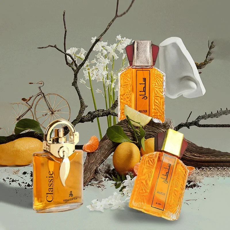 Blushimmer 100ml Arabic perfume spray for women and men, long-lasting eau de parfum with pheromones and elegant fragrance.