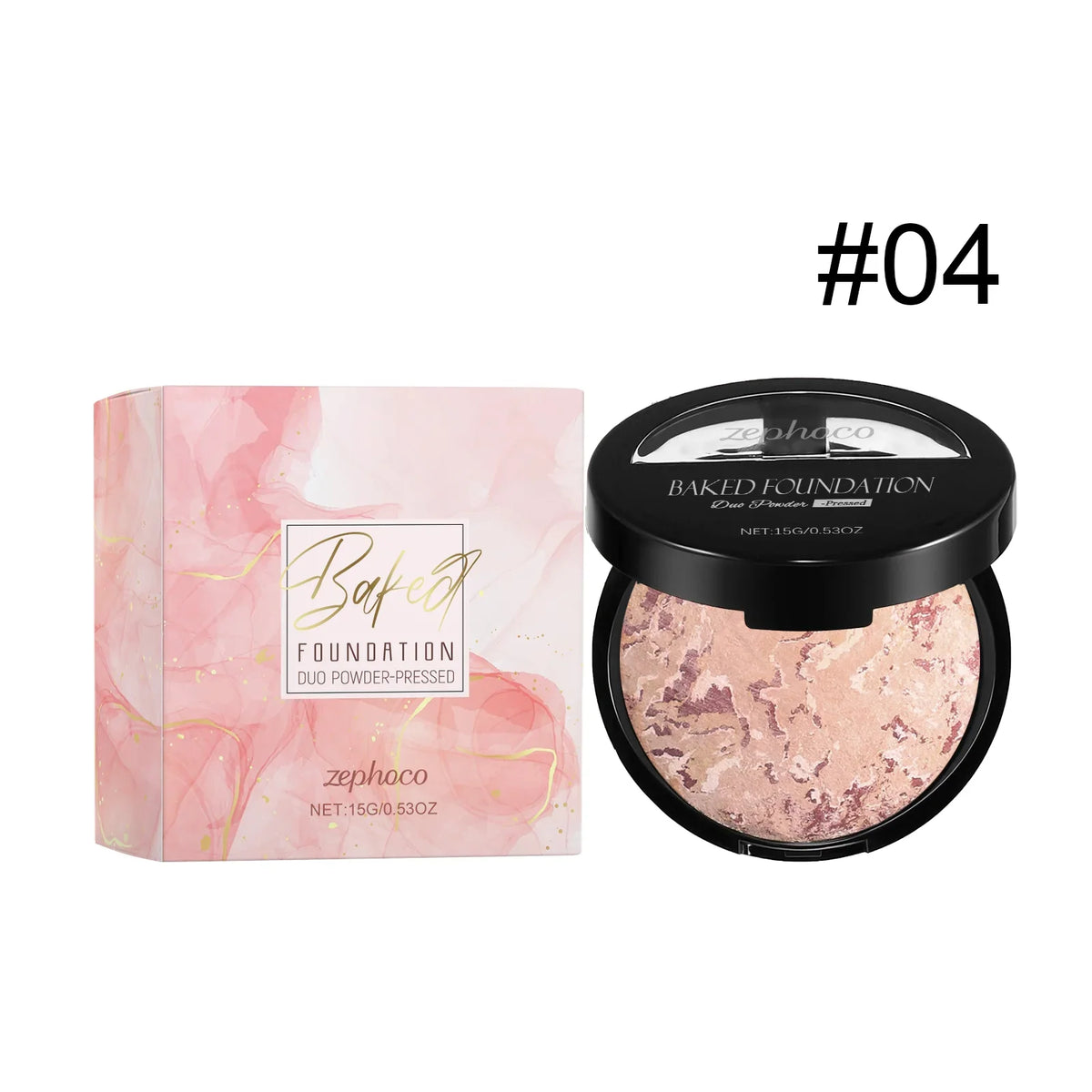 Blushimmer full coverage pressed powder foundation with oil control, brightening, waterproof formula, and flawless finishing for face makeup.