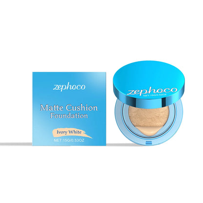 Cushion Foundation Concealer Matte Long Lasting Oil-Control Waterproof CC Cream Nature Whitening Face Makeup Cosmetics BB Cream
