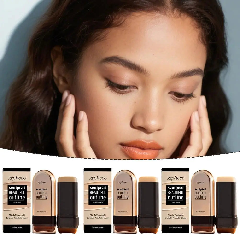 Long Lasting Moisturizing Foundation Cream High Quality Face Foundation Stick Concealer Makeup Full Coverage Face Base Makeup