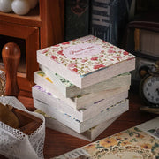 100pcs Vintage Paper Multi Style Deco Retro Stationery Supplies Writing Paper Junk Journal Label Scrapbooking Material Supplies